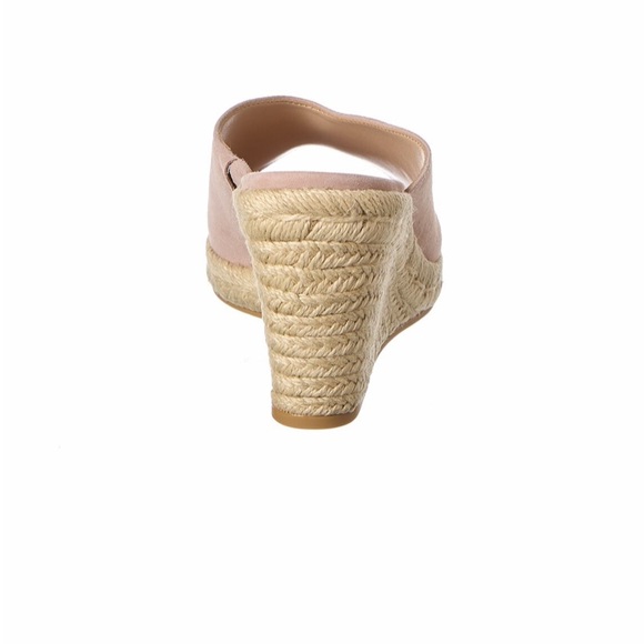 Stuart Weitzman Suede Wedge Sandal - Picture 3 of 8